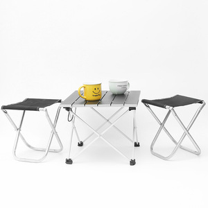 캠핑용 차박 초경량 폴딩테이블 세트 테이블1개+의자2개
